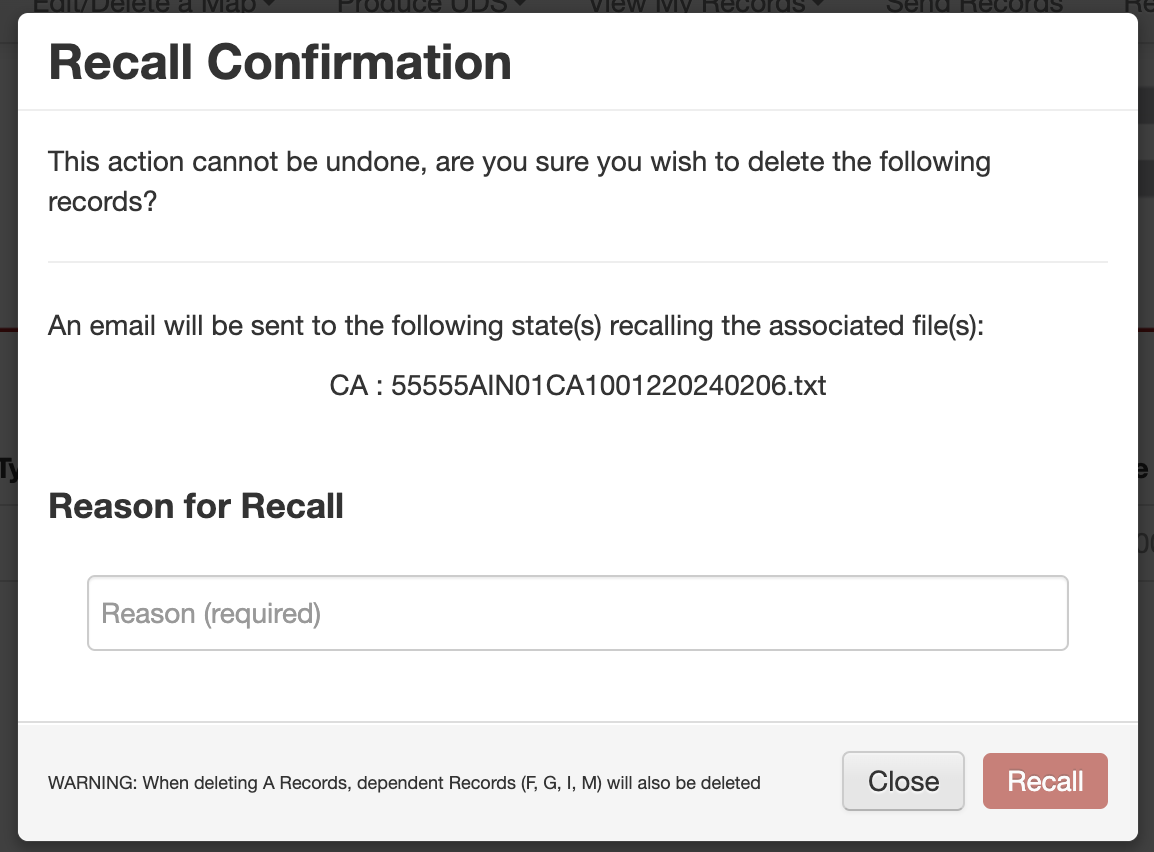 recall notice screenshot